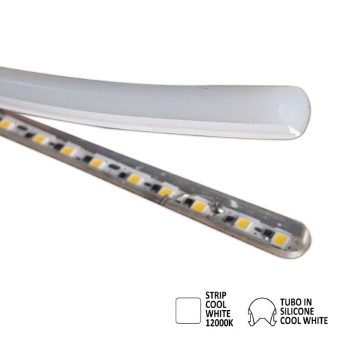 LED split neon con tubo in silicone - Cool White - 6mm
