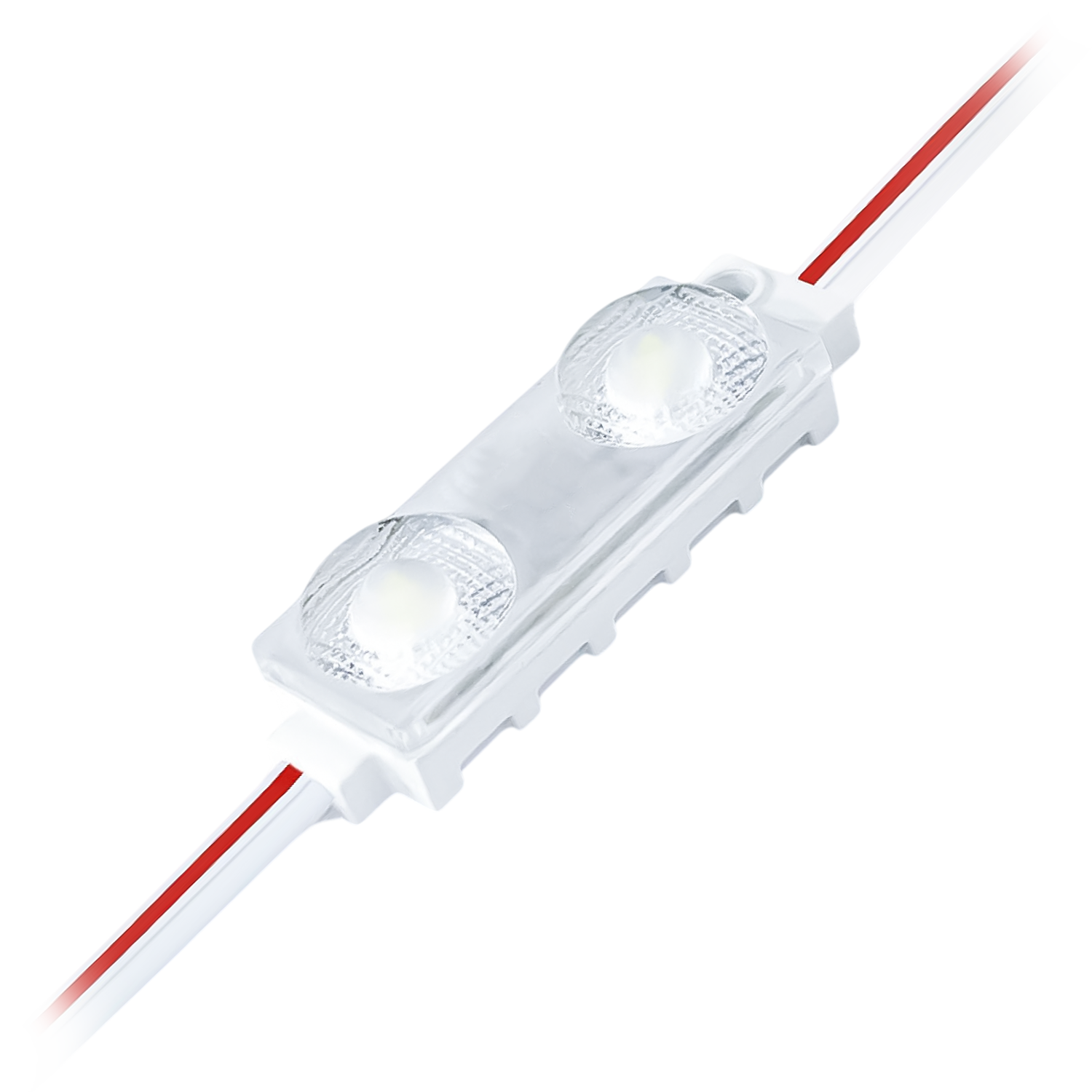 Módulo LED de 2 diodos, 160 lúmenes - 24 V, 0,72 W, 175°