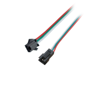 Prolunga Connettore JST 3 Pin Maschio Femmina 1 Metro per Strisce LED Digitali